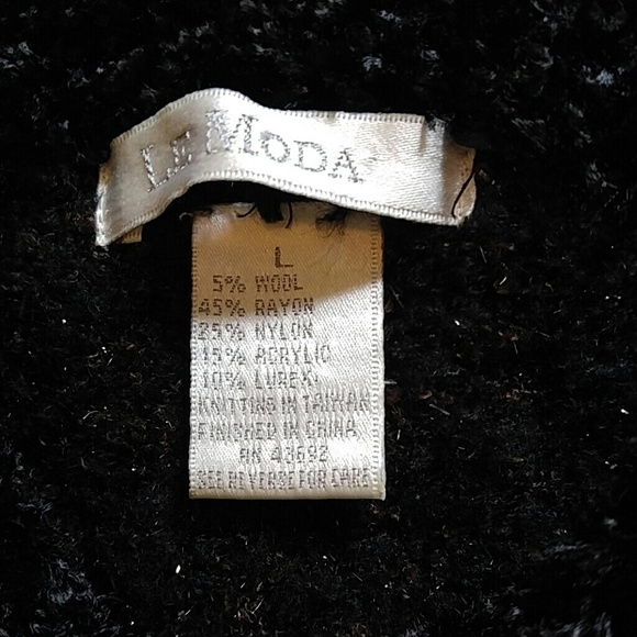 Vintage Le Moda Cardigan Sweater Wool Blend L - Picture 4 of 6